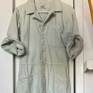 Chic Light Green Madewell for As Ever Button-Up Jumpsuit